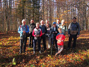 Wanderung Herbst - Gruppe